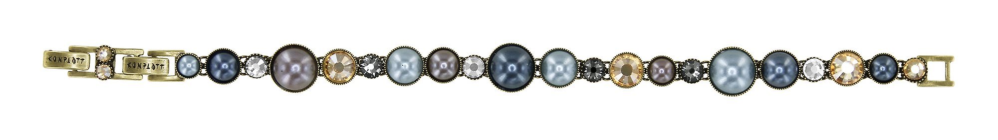 image for Bracelet Bubble Cascade Brown / Grey  
