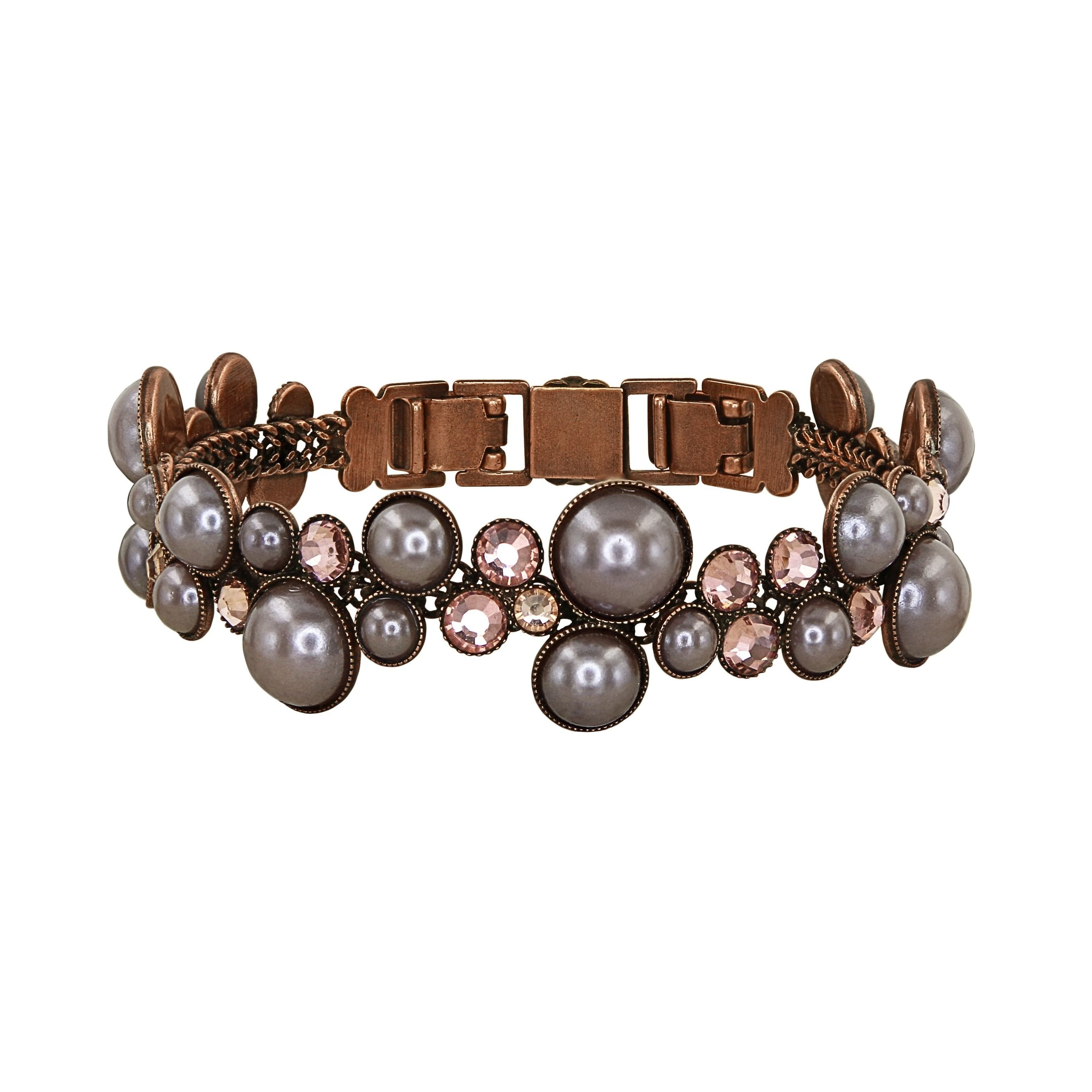 image for Bracelet Bubble Cascade Beige / Brown  