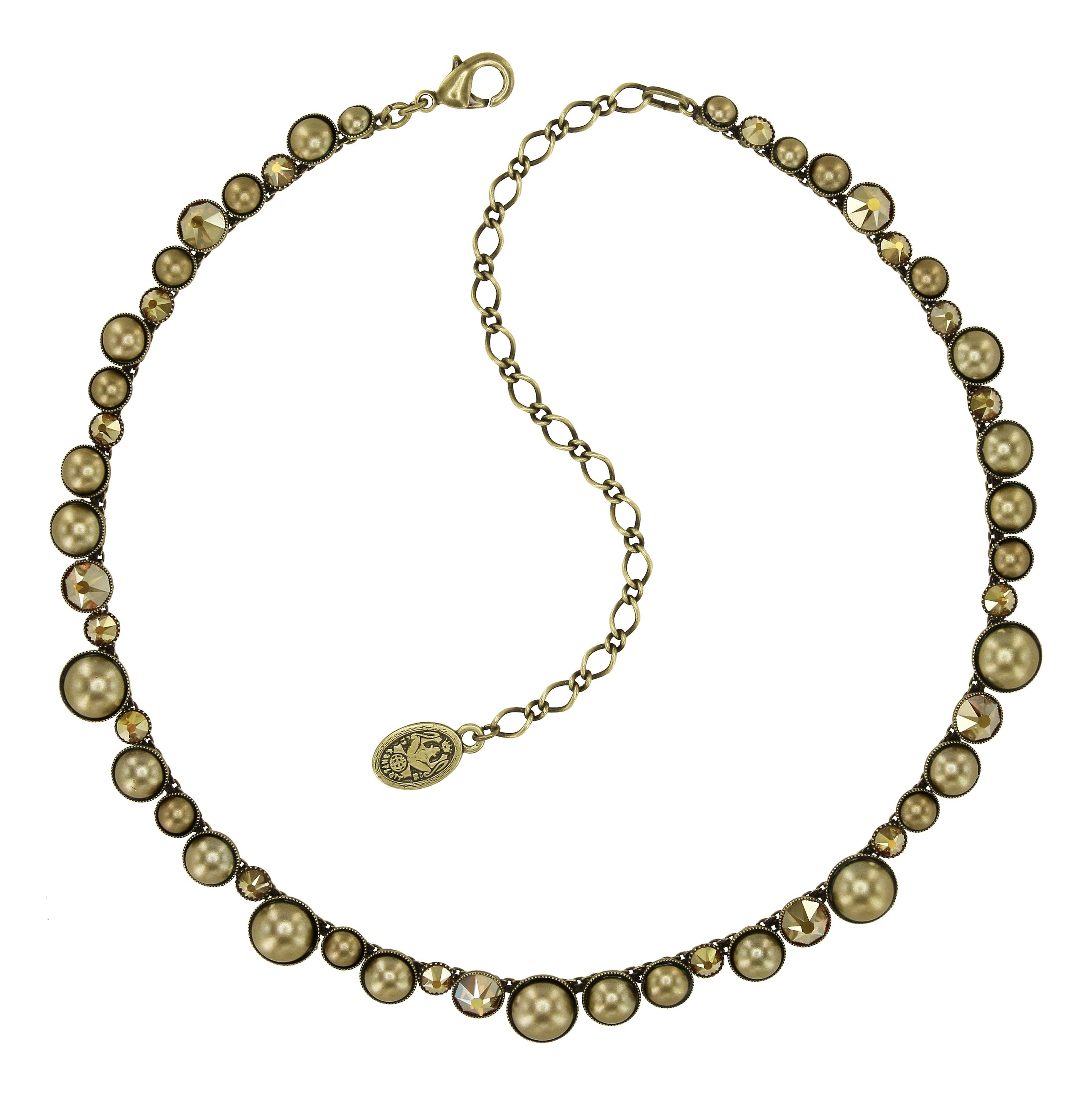 image for Necklace Bubble Cascade yellow  