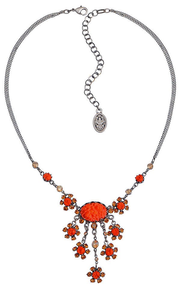 image pour Collier Victoria Coralline / Marron  