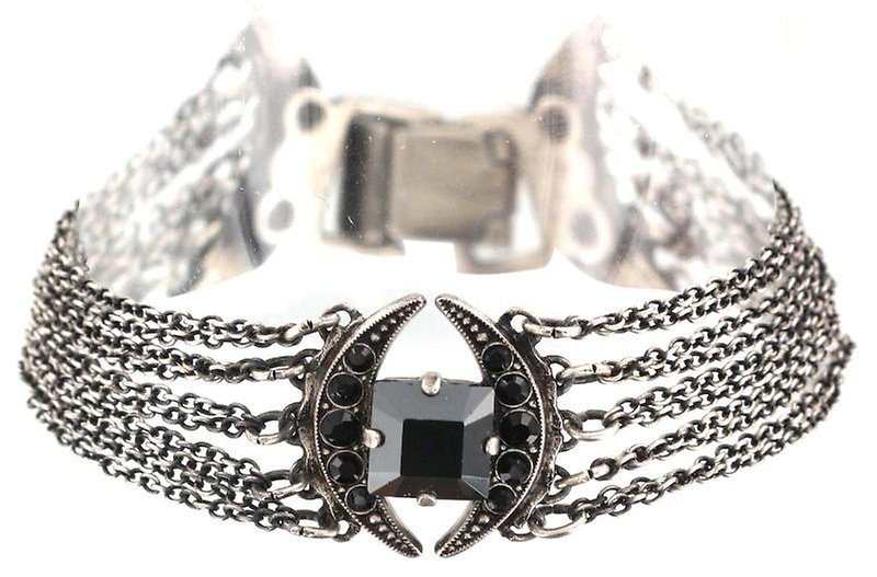 image pour Bracelet Art Deco Oriental Noir  