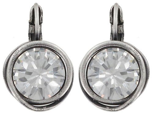 image pour Boucles d'oreilles Eurowire Sparkle Twist Blanc  