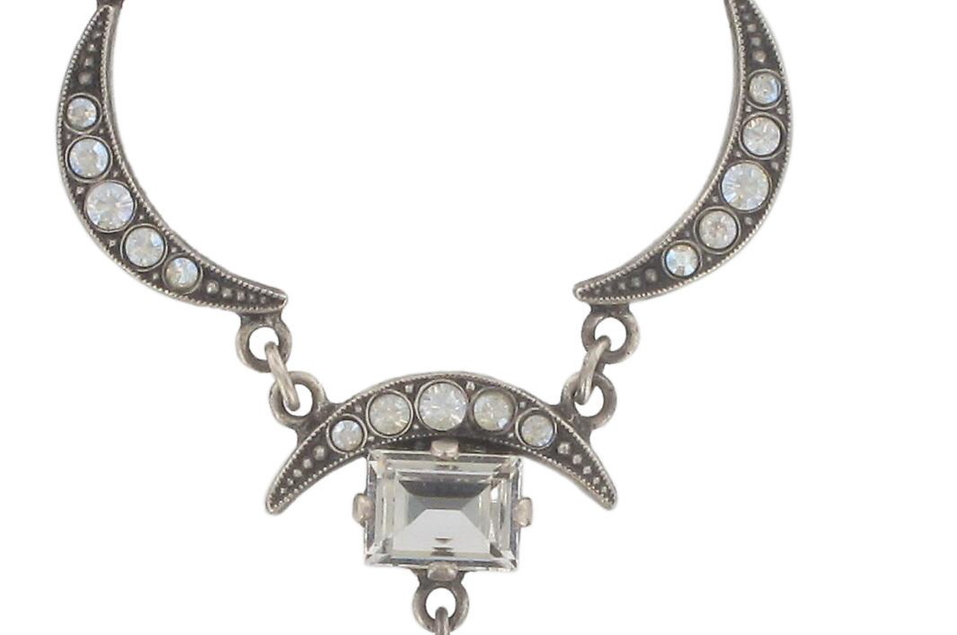 для изображений Колье / цепочка Art Deco Oriental White  