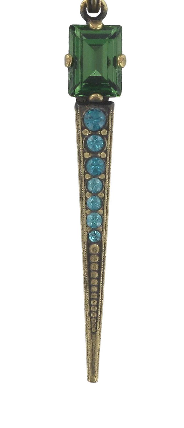 Bild für Halskette mit Anhänger Art Deco Oriental Pfau  