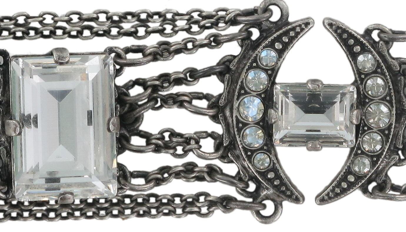 image for Bracelet Art Deco Oriental White  