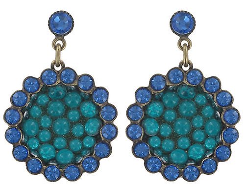 image pour Clou d'oreille pendant Bubbling Bleu  small