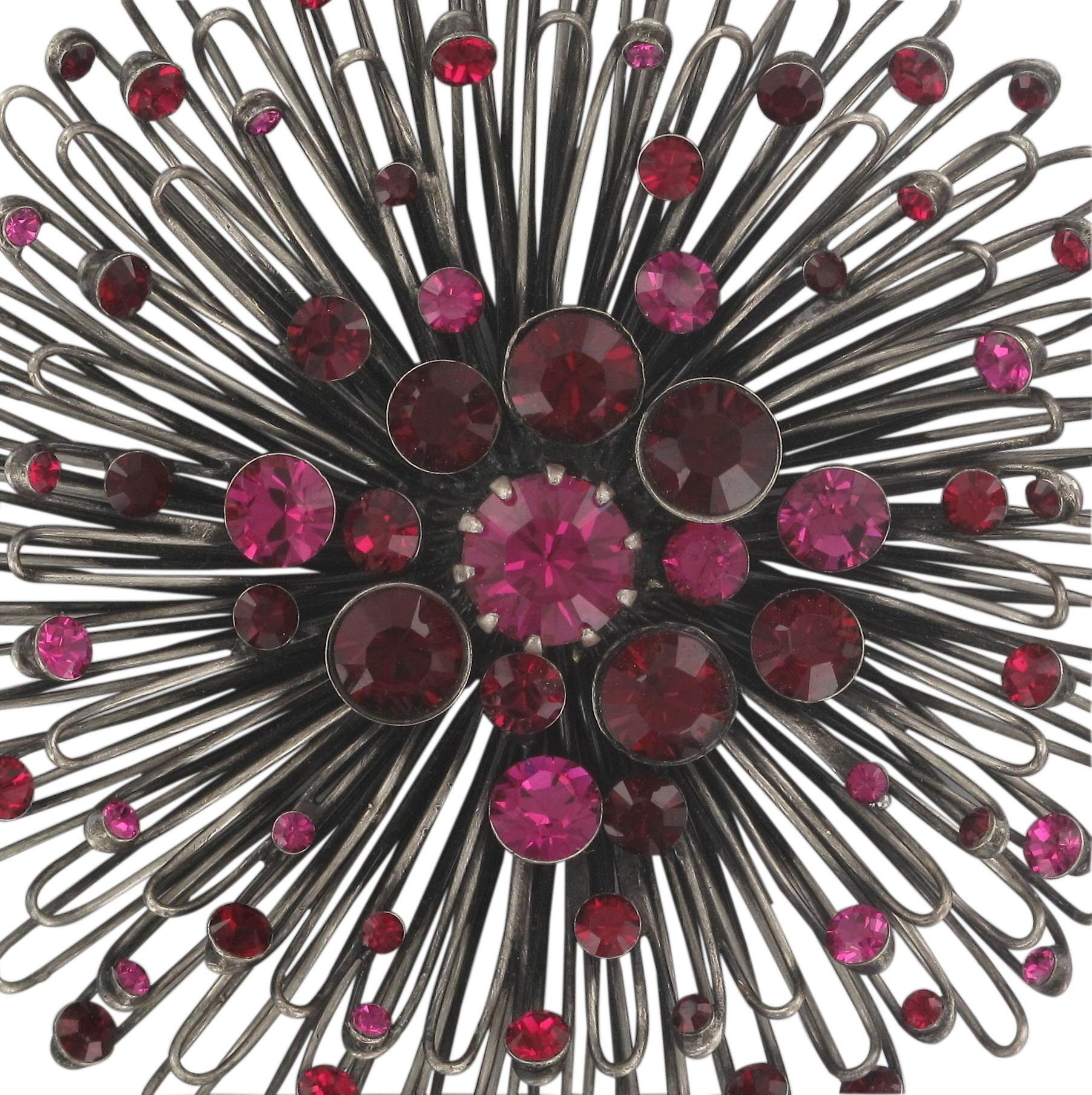 image for Necklace Distel Dark Rose / Red  extra large