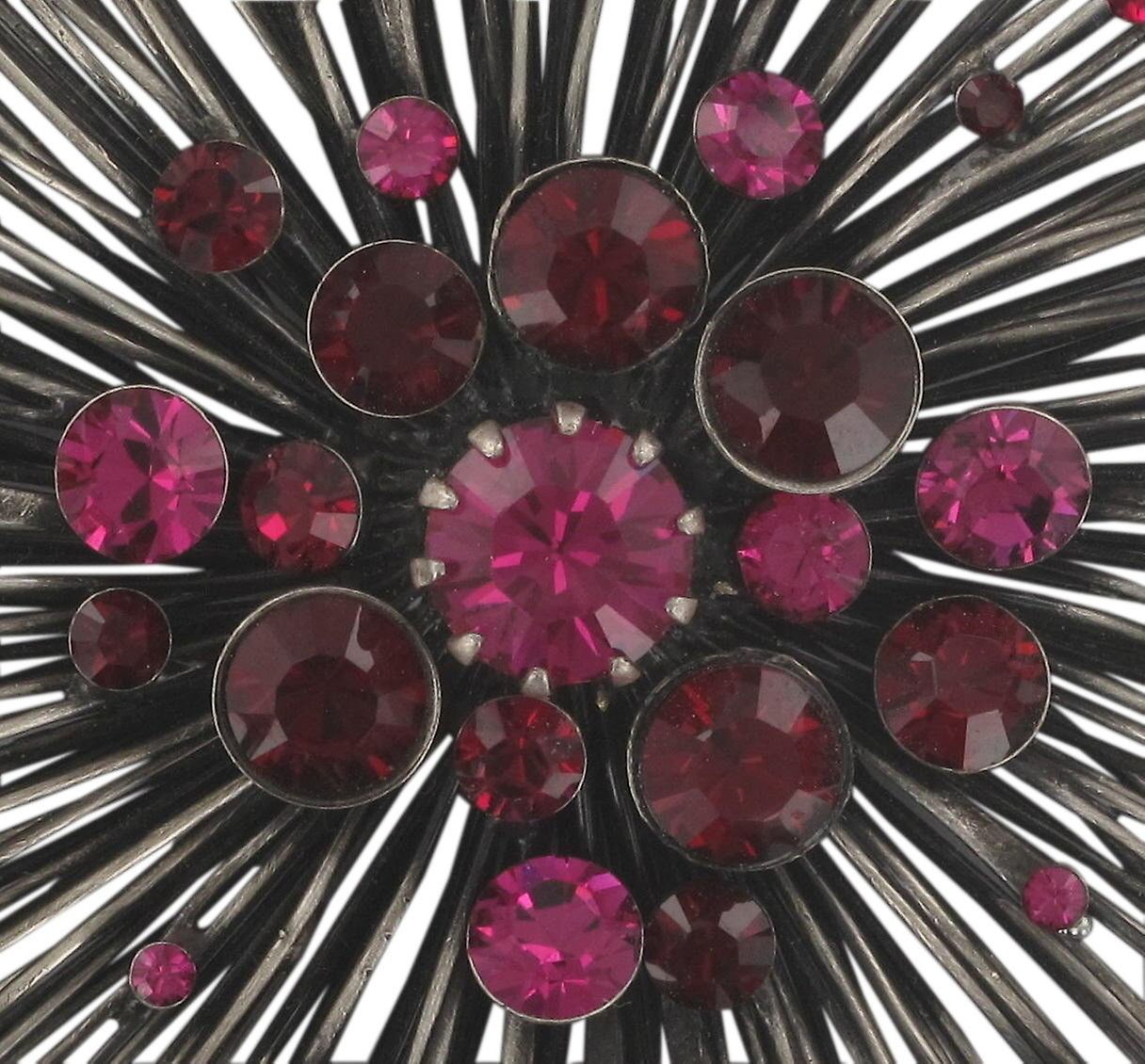 image for Necklace Distel Dark Rose / Red  extra large