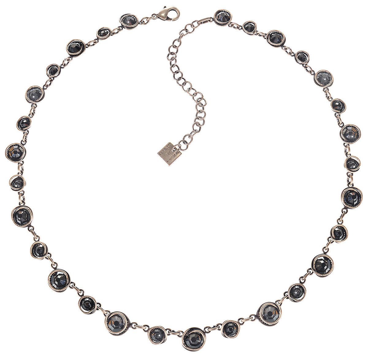 image pour Collier Sparkle Twist Noir jet hematite 