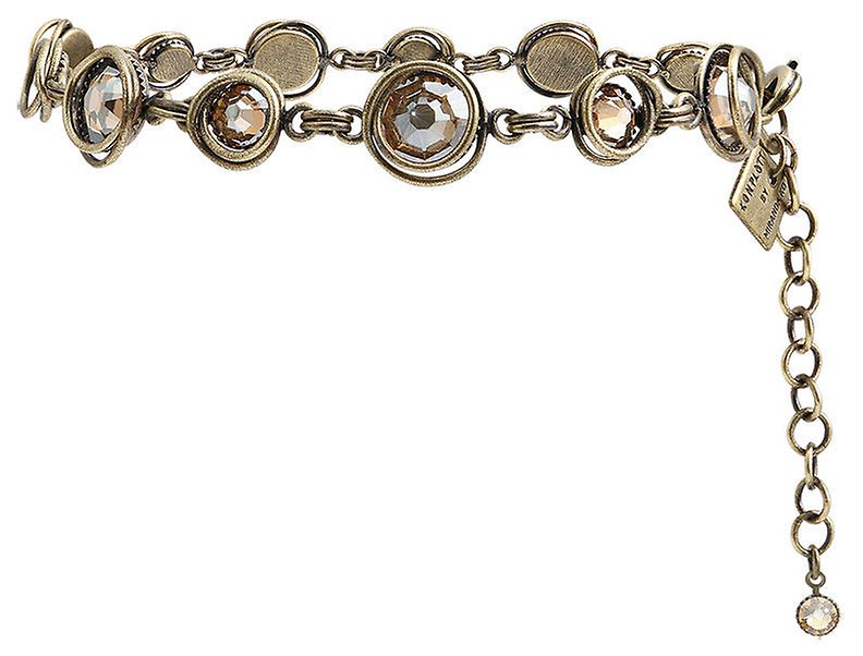 Bild für Armband Sparkle Twist Beige Kristall goldener Schatten 