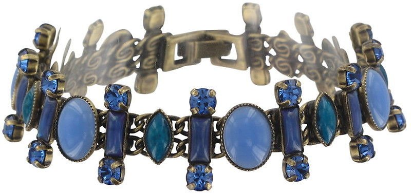 image pour Bracelet Ethnic Mosaic Bleu / Vert  18,5 cm