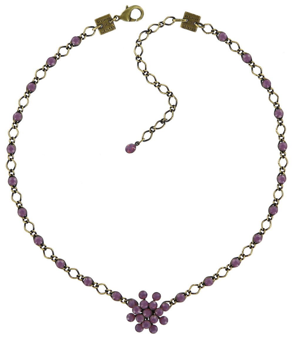 image for Necklace Magic Fireball Dark Rose cyclamen opal Classic Size (21mm Ø)