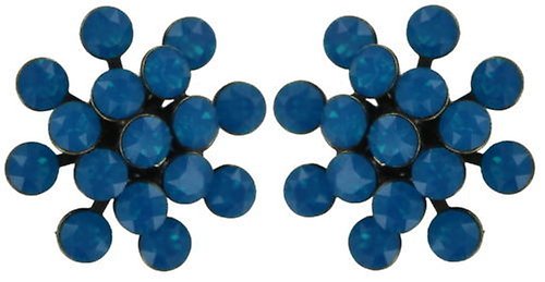 Bild für Ohrstecker Magic Fireball Türkis Karibisches Blau opal Classic Size (21mm Ø)